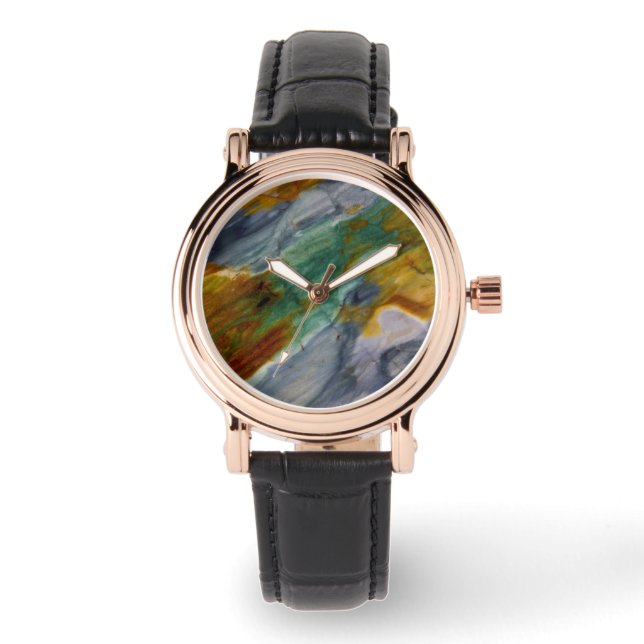 Colorful Piute Jasper Watch (Front)