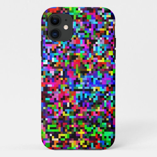 Colorful Pixels iPhone 11 Case