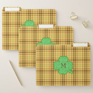 Colorful Plaid File Folder