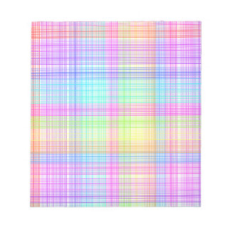 Colorful Plaid Pattern Notepad