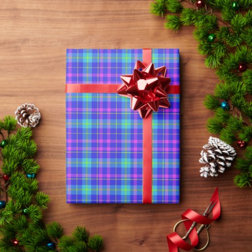colorful plaid pattern Wrapping Paper
