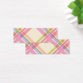 Colorful Plaid Profile Card (Desk)