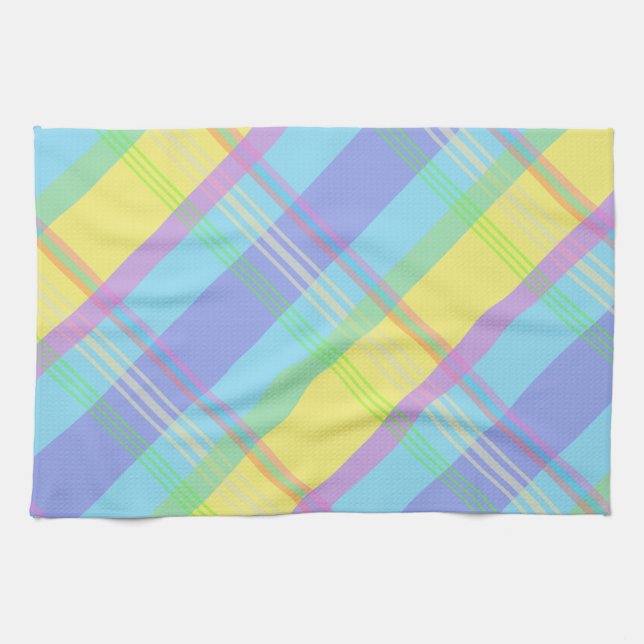 Colorful Plaid Towel (Horizontal)