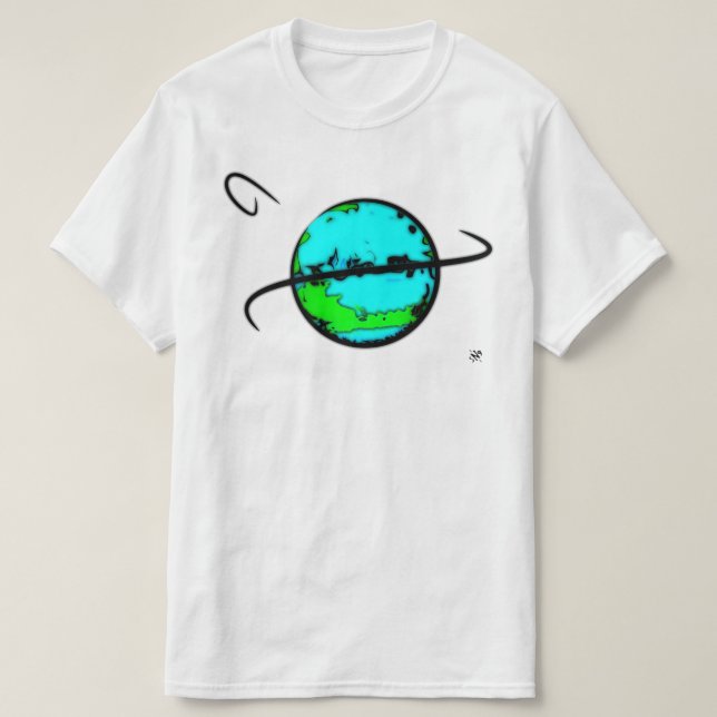 Colorful planet(s) symbol T-Shirt (Design Front)