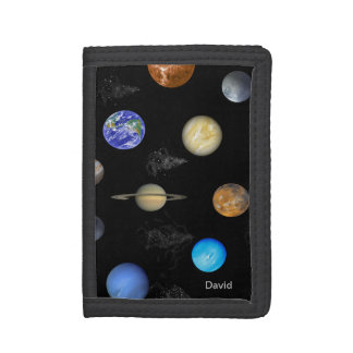 Colorful Planets Custom Wallet
