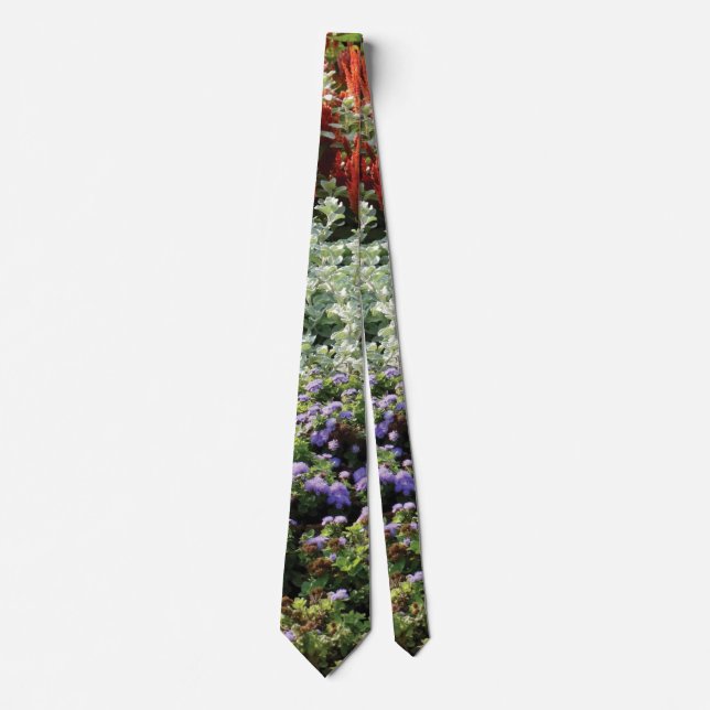 Colorful plants photographyTie Tie (Front)