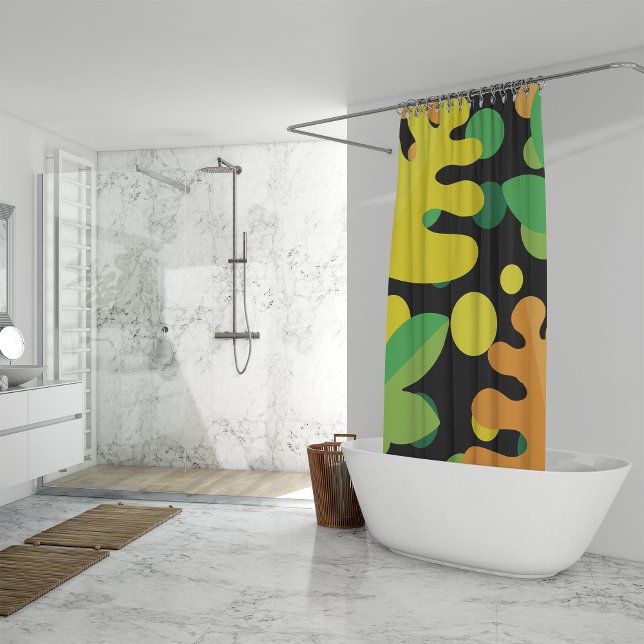 colorful plants Shower Curtain (Creator Uploaded)