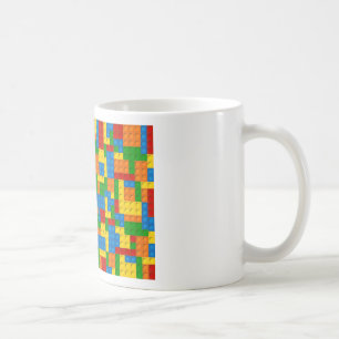 colorful plastic blocks coffee mug