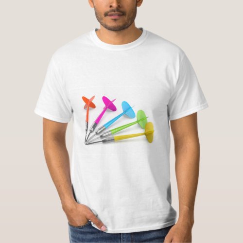 Colorful plastic darts T_Shirt