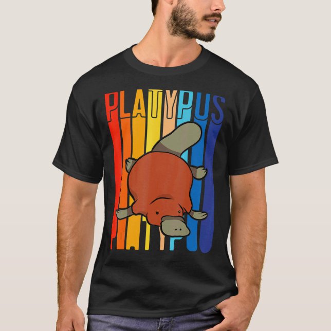 Colorful Platypus T-Shirt (Front)