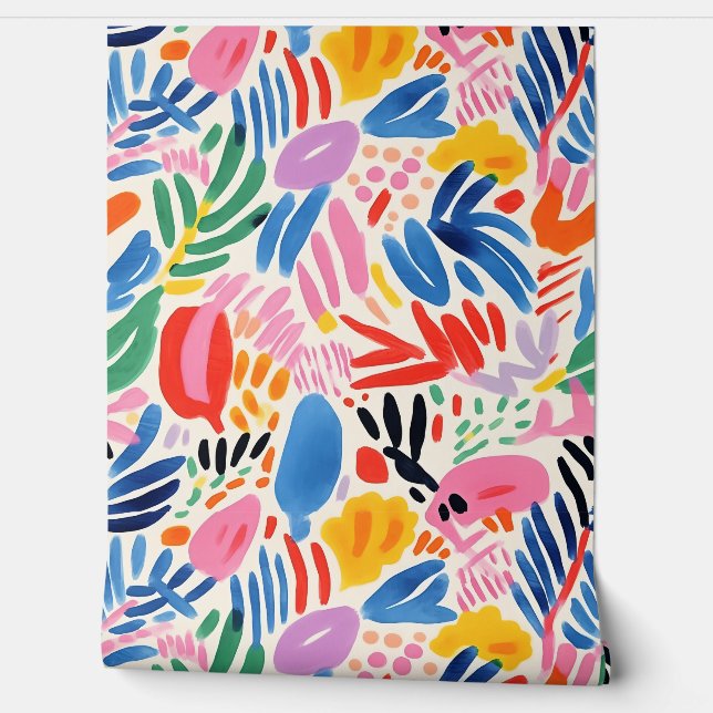 Colorful, Playful Watercolor wallpaper  (Unrolling)
