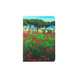 Colorful Pocketful Of Poises Passport Book Holder