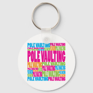 Colorful Pole Vaulting Keychain