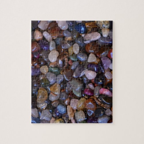 Colorful polished rocks jigsaw puzzle