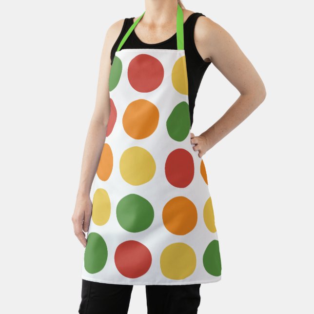 Colorful Polka Dot  Apron (Insitu)