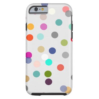 Colorful Polka Dot Art Phone Case by StyledbySeb at Zazzle