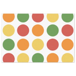Colorful Polka Dot Baby Shower Birthday Tissue Paper