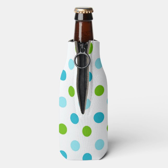 Colorful Polka Dot Bottle Cooler (Bottle Back)