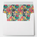 Colorful Polka Dot Cactus Pattern Envelope