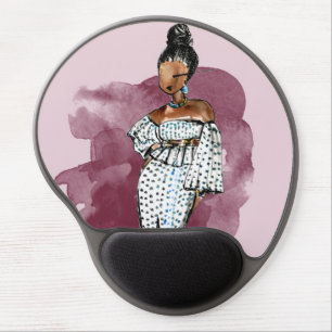 Colorful Polka Dot Fashion Gel Mouse Pad