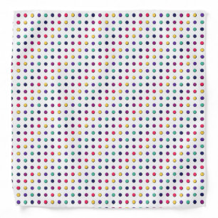 Colorful Polka Dot Pattern Bandana