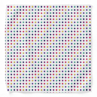 Colorful Polka Dot Pattern Bandana