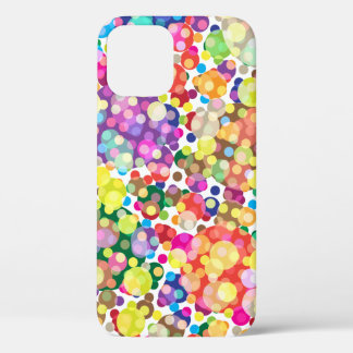 Colorful Polka Dot Pattern iPhone 12 Case