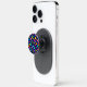 Colorful Polka Dot Pattern on Midnight Navy Blue PopSocket