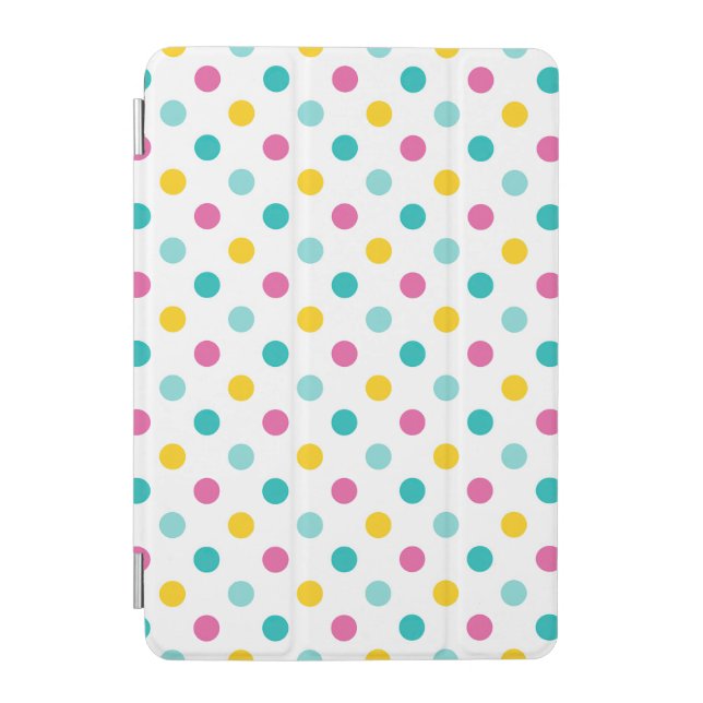 Colorful Polka Dot Seamless Pattern iPad Mini Cover (Front)
