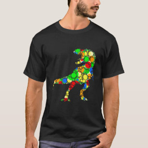Colorful Polka Dot T Rex Dinosaur International Do T-Shirt