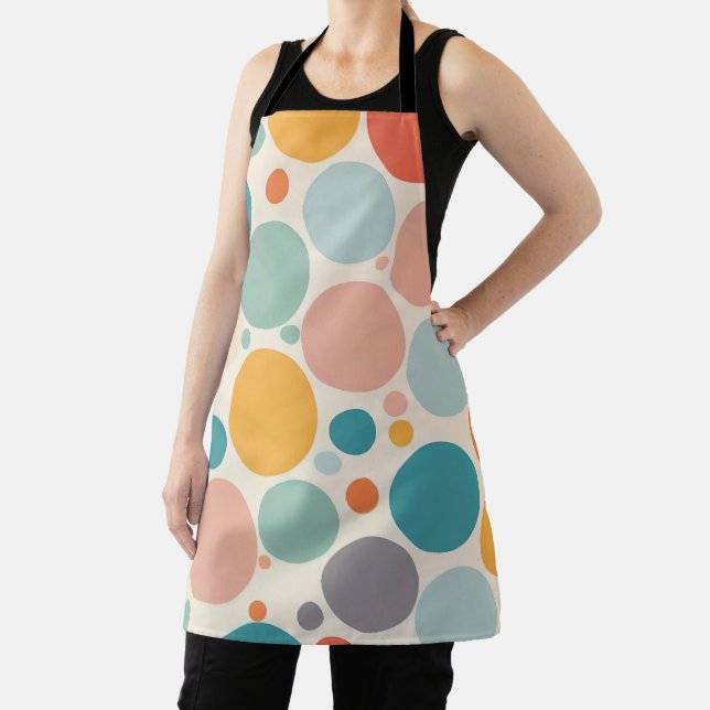 Colorful Polka Dots Apron (Insitu)