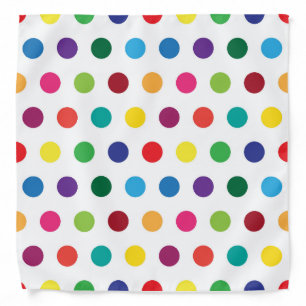 Colorful Polka Dots Bandana