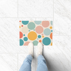 Colorful Polka Dots Doormat