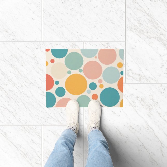 Colorful Polka Dots Doormat (Indoor)