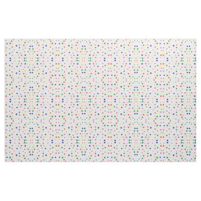 Colorful Polka Dots Geometric Pattern Fabric (Fat Quarter)