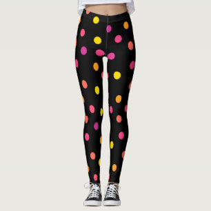 Colorful polka dots Leggings
