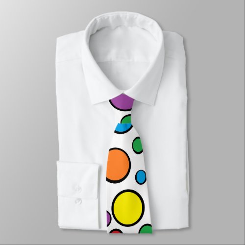 Colorful Polka Dots Neck Tie