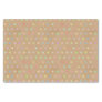 Colorful Polka Dots On Faux Kraft Paper Background