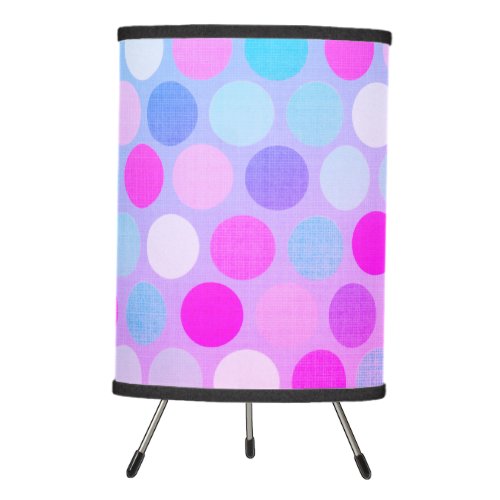 Colorful Polka_dots Tripod Lamp