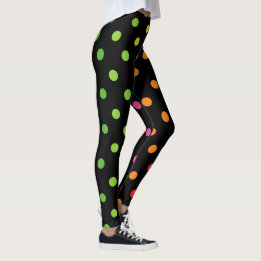 Colorful Polka Leggings