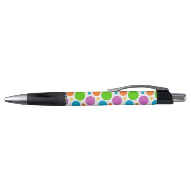 Colorful Polkadot Pattern Pen (Top)