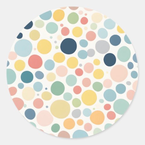 Colorful Polks Dots Sticker