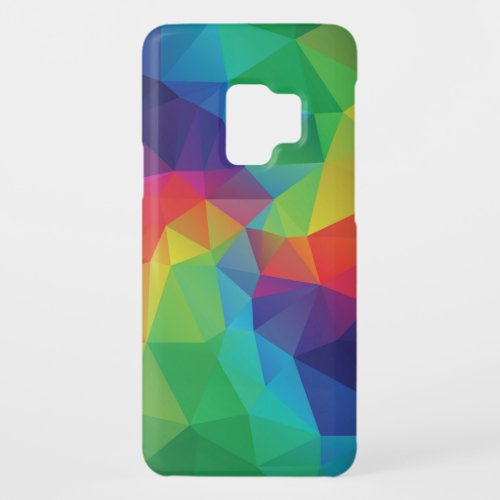 Colorful polygonal pattern background Case_Mate samsung galaxy s9 case