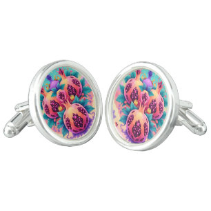 Colorful Pomegranate Cufflinks