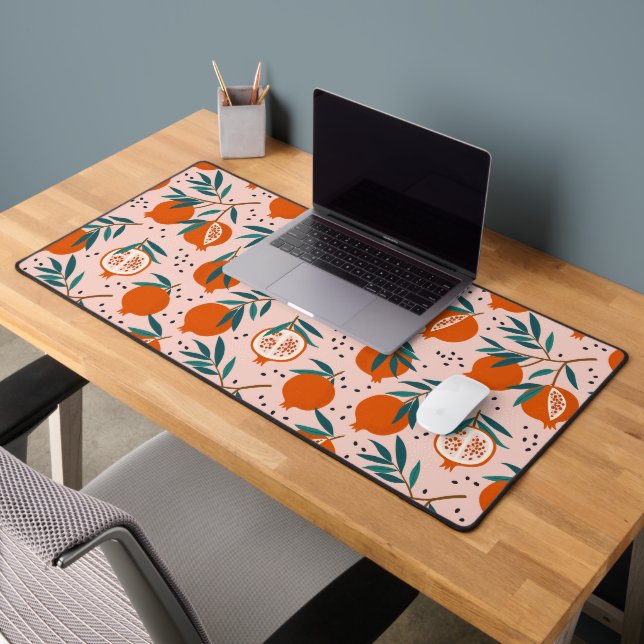 Colorful Pomegranate Pattern Desk Mat (Office 2)