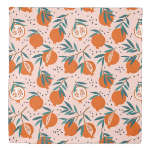 Colorful Pomegranate Pattern Duvet Cover