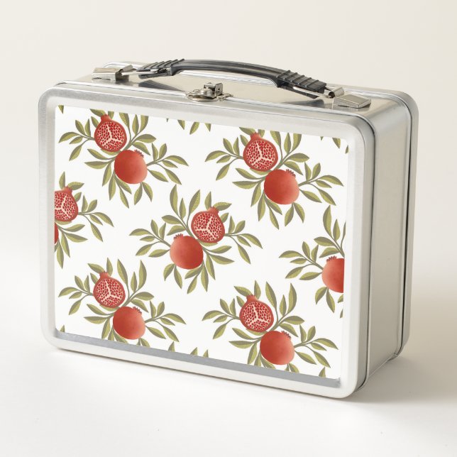 Colorful Pomegranate Pattern Lunch Box |  (Front)