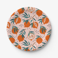 Colorful Pomegranate Pattern