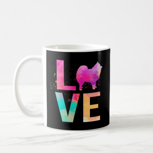 Colorful Pomeranian Dog Mom Pomeranian Coffee Mug