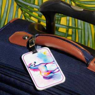 Colorful Pony 2 Luggage Tag